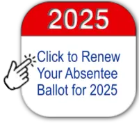 Renew your absentee ballot for 2025
