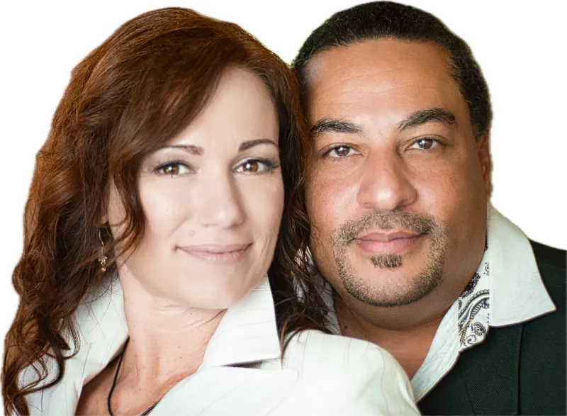 headshot of RC Williams & Julianna Ormond