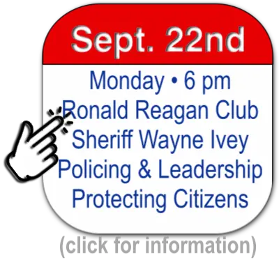 Calendar Date Sept. 22 Ronald Reagan Club